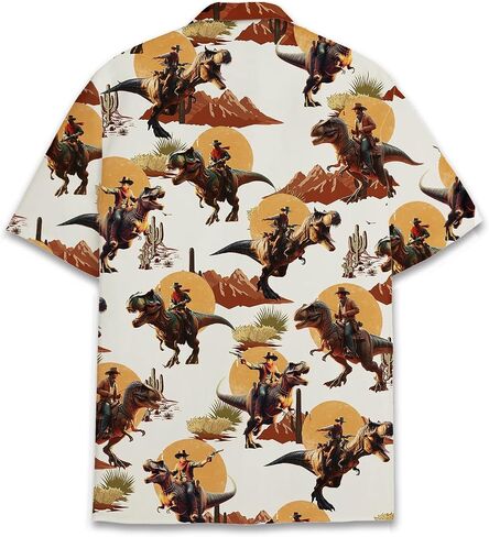 Tropical Bigfoot Hawaiian Shirts for Men Women, Bigfoot Sasquatch Summer Beach Aloha Button Down Short Sleeve in Saudi Arabia