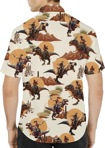 Tropical Bigfoot Hawaiian Shirts for Men Women, Bigfoot Sasquatch Summer Beach Aloha Button Down Short Sleeve in Saudi Arabia