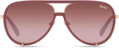 Quay Women's Coffee Run Oversized Round Cat Eye Sunglasses in Saudi Arabia