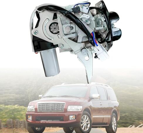مزلاج صندوق السيارة الخلفي، مشغل قفل الباب الخلفي 905520AQ000 905065Z200 متوافق مع 2004-2010 إنفينيتي QX56 2005-2010 نيسان أرمادا 2004 باثفايندر أرمادا 2004-2009 كويست in Kuwait