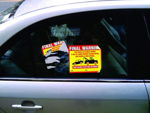 ملصقات تحذير نهائية (عبوة من 50 قطعة) إشعار مخالفة ركن السيارة تم ركن السيارة بشكل غير قانوني - حجم كبير 6 × 9 بوصة - أصفر in Kuwait