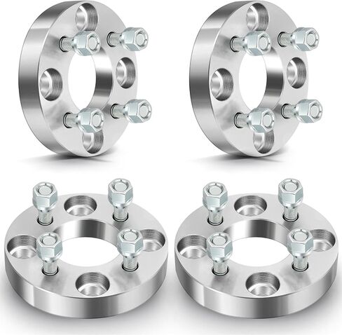 محول عجلة OCPTY 4x114.3 إلى 4x100 مقاس 1 بوصة سميك 4x4.5 إلى 4x100 محول فواصل العجلات 4 العروة مع قرصة خيط 12x1.5 مناسب لـ 1990-2002 لـ Accord 2001-2004 لـ Optima 4pcs in Saudi Arabia