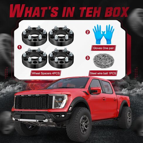 BDFHYK 2 inch 6x135 Wheel Spacers 6Lug Hub Centric 6x135mm Compatible with F-150 2004-2014, Lincoln Navigator 2003-2014, Expedition 2003-2014, M14x2 87.1mm Hub Bore, Set of 4 in Saudi Arabia