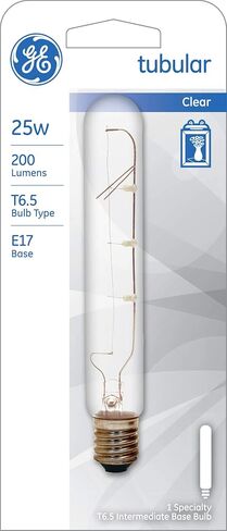 GE 44727 25-Watt Tubular Light T6.5 1CD Light Bulb in Saudi Arabia