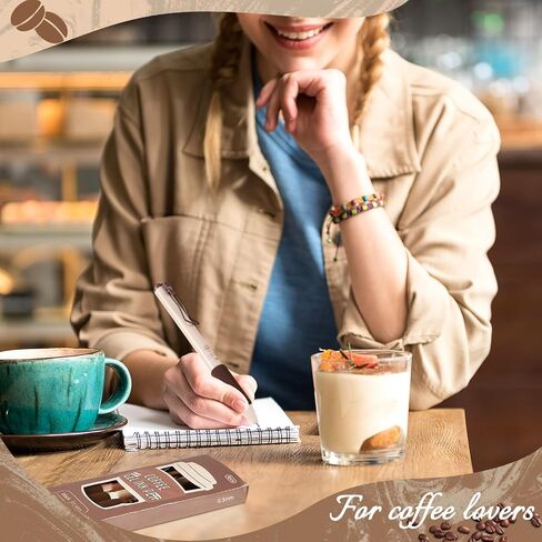 10 Pcs Cute Coffee Pens 9 Pcs Retractable Quick Dry Ink Pens and Highlighter 5mm Fine Point Black Ink Aesthetic Pens Comfortable Smooth Writing Gel Ink Pen for Boy Girl School Office Supplies in Saudi Arabia