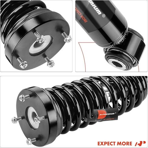 A-Premium Rear Pair (2) Complete Strut & Coil Spring Assembly Compatible with Jaguar Super V8 2005-2009, Vanden Plas 2006-2009, XJ 2010, XJ8 2004-2009, XJR 2004-2009, Driver and Passenger Side in Saudi Arabia