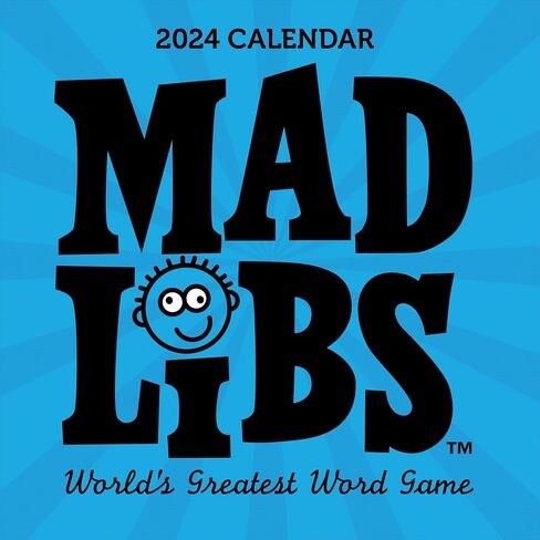 TF النشر 2024 تقويم الحائط Mad Libs | شبكات كبيرة للمواعيد والجدولة | التقويم الجداري الشهري العمودي 2024 | تنظيم المنزل والمكتب | ورق غير لامع ممتاز | 12 بوصة × 12 بوصة in Saudi Arabia