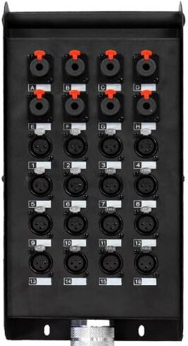 الصوت الزلزالي - SAJT-16x8x100 - كابل XLR Snake ذو 16 قناة 100 بوصة مع إرجاع 1/4 بوصة in Saudi Arabia