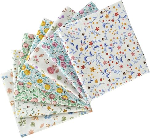 Misscrafts 7pcs القطن الحرفية النسيج حزمة 18 "× 22" قبل قطع لحاف المربعات الدهون أرباع اللحف النسيج للخياطة صياغة خليط DIY سكرابوكينغ in Kuwait