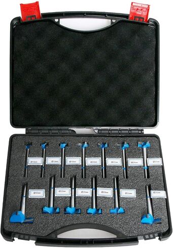 Aopin Forstner Drill Bits Professional Carbide Woodworking Hole Saw, Cutting Diameter 26mm, 2Pcs (Blue, Silver) in Saudi Arabia