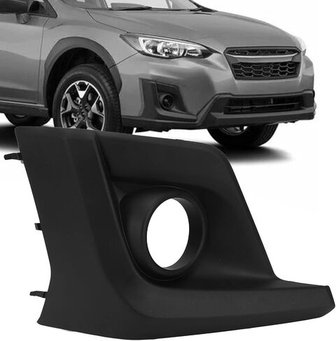 Aramox Black Front Fog Light Bezel Trim Driving Fog Light Bezel Cover Fog Replacement for Subaru Crosstrek 2018?2020 57731FL082 in Saudi Arabia