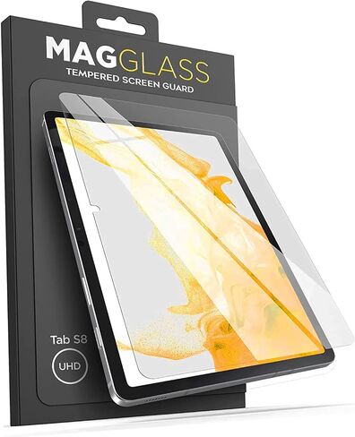 زجاج مقسى من magglass مصمم لواقي شاشة Samsung Galaxy Tab S8 in Saudi Arabia