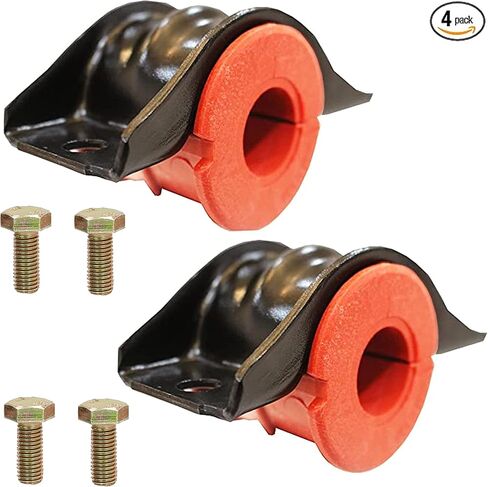 PAIR CODE RED Front Stabilizer Bushing Kit + OEM Bracket Kit FITS 300 2005-2018, Charger 2006-2018, Magnum 2005-2008, Challenger 2008-2018 (25 Millimeter) in Saudi Arabia