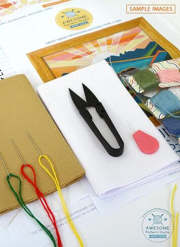 مجموعة سبايدرمان K388-0 ذات غرز متقاطعة. خيوط وإبر و2 قماش وخيط ومقص و4 أنماط ألوان مطبوعة. طقم أنماط التطريز in Kuwait