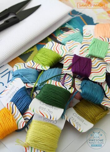 مجموعة سبايدرمان K388-0 ذات غرز متقاطعة. خيوط وإبر و2 قماش وخيط ومقص و4 أنماط ألوان مطبوعة. طقم أنماط التطريز in Kuwait