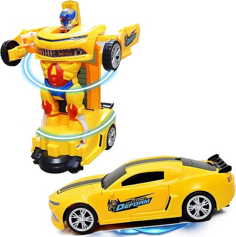 Toysery تحويل سيارة الشرطة الروبوتية مع الضوء، سيارات الشرطة الروبوت الذكية للأطفال، سيارة سباق إلى لعبة روبوت تحويل اللعب للأولاد، عثرة والذهاب طفل سيارة روبوت اللعب للأولاد الذين تتراوح أعمارهم بين 7 إلى 9 in Kuwait