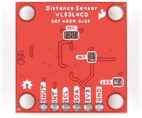 مستشعر المسافة SparkFun - 1.3 متر، VL53L4CD (Qwiic) - مسافة قياس من 1 مم إلى 1300 مم - دقة دقة 1 مم بدقة +/- 7 مم - متطلبات طاقة من 2.6 فولت إلى 3.5 فولت in Saudi Arabia