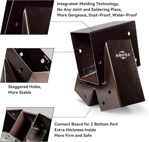 Durable Gorgeous Heavy Duty 2 Swing Set Brackets All Accessories Included for Outdoor Indoor Playground Porch Garden Equipment Swing Set (Bronze) in Saudi Arabia