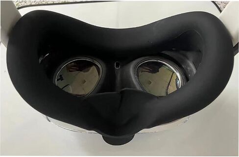 Silicone Face Cover Face Pad Cushion Compatible with Meta Quest 3 VR Accessories,Sweatproof Washable Light Blocking Anti-Slip in Saudi Arabia