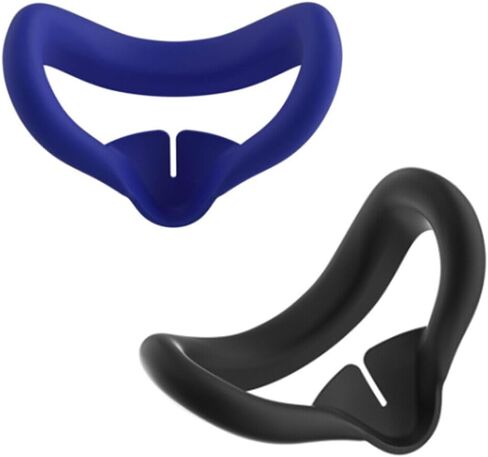 Silicone Face Cover Face Pad Cushion Compatible with Meta Quest 3 VR Accessories,Sweatproof Washable Light Blocking Anti-Slip in Saudi Arabia