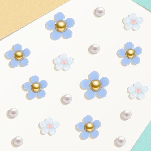 NateBur Flower Shoe Charms Cute Daisy Shoe Charms for Girls Women Adults & Kids Shoe Decoration for Sandals Clog Birthday Party Gift in Saudi Arabia