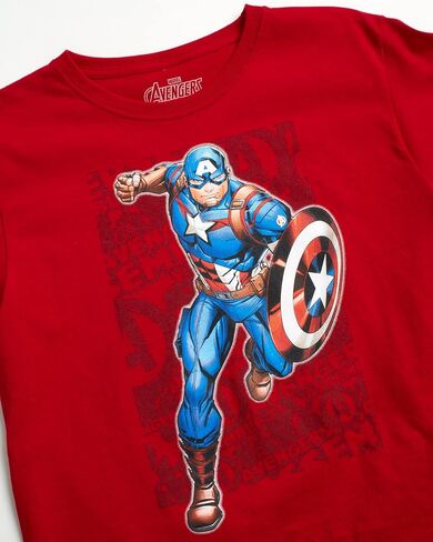 Marvel Avengers Boys’ 3 Pack T-Shirts – Spider-Man, Hulk, Captain America, Iron Man, Thor (4-16) in Saudi Arabia