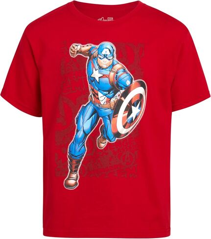 Marvel Avengers Boys’ 3 Pack T-Shirts – Spider-Man, Hulk, Captain America, Iron Man, Thor (4-16) in Saudi Arabia