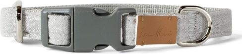 Sam and Maui Linen Blend Dog Collar, Green Tea S in Saudi Arabia