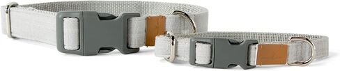 Sam and Maui Linen Blend Dog Collar, Green Tea S in Saudi Arabia