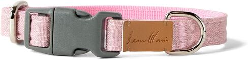 Sam and Maui Linen Blend Dog Collar, Green Tea S in Saudi Arabia