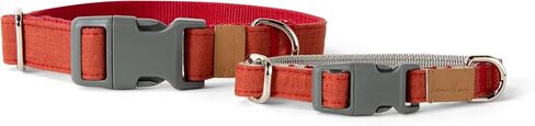 Sam and Maui Linen Blend Dog Collar, Green Tea S in Saudi Arabia