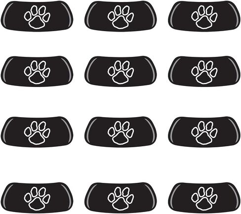 Anderson's Blue and Gold Single Paw EyeBlacks, 12 Pairs per Package, School Spirit, Face Stickers, Sports Fan Gear, Football Cheerleader Accessories, Homecoming in Saudi Arabia