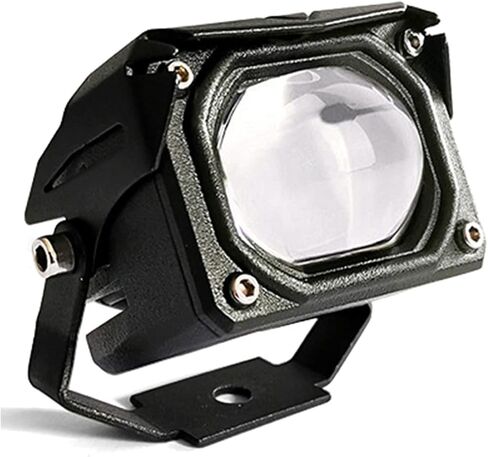 60W 6000LM LED كشاف ضوء Len للدراجات النارية قيادة الضباب، أصفر أبيض بعيد بالقرب من الضوء فلاش LED ضوء العمل للدراجات النارية ATV UTV SUV سيارة جرار رافعة شوكية قارب (1 قطعة) in Kuwait