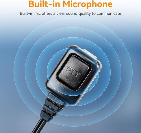 سماعة أذن Retevis RM01 RT55 RA26، سماعة أذن لاسلكية، 1 دبوس 3.5 مم، متوافقة مع أجهزة الراديو RM01 RT55 RA26 ثنائية الاتجاه (عبوة واحدة) in Saudi Arabia