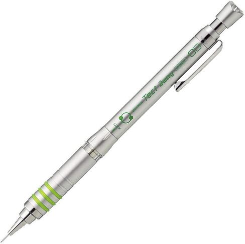 ZEBRA Mechanical Pencil, Tect 2 Way, 0.3mm, Silver Body (MAS41-S) in Saudi Arabia