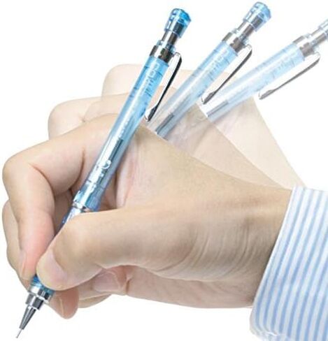 ZEBRA Mechanical Pencil, Tect 2 Way, 0.3mm, Silver Body (MAS41-S) in Saudi Arabia