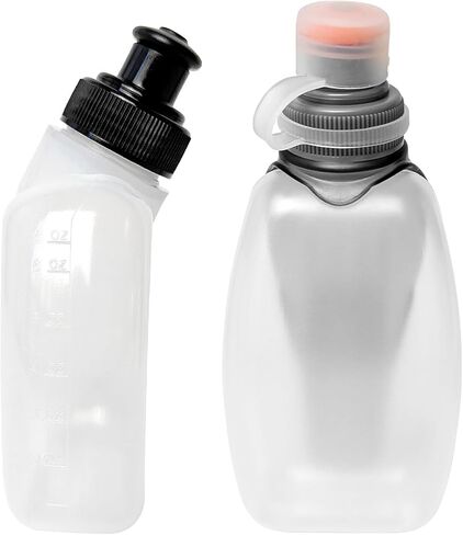 GYGYL 2Pcs BPA Free Running Water Bottle, Portable Lightweight Sports Water Bottle for Running, Cycling, Walking, Indoor, Outdoor(1pcs 175ml/6 oz, 1pcs 250ml/8 oz) in Kuwait