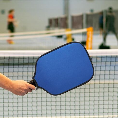 2pcs Pickleball Paddle Covers, Waterproof Neoprene Pickle Ball Covers Protective Pickleball Racket Holder Sleeve with Zipper Fits Most Paddle Racket (Blue) in Saudi Arabia