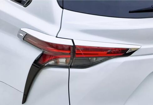ERIDANUS Auto Accessories Fit for Toyota Sienna 2023 2022 2021 Rear Taillight Eyebrow Frame Cover Trim Decoration (Carbon Fiber Style) ABS 4 PCS in Saudi Arabia