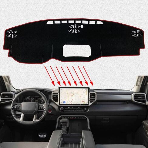 حصيرة غطاء لوحة القيادة ملحقات داخلية مخصصة أغطية لوحة القيادة تقلل الوهج وتزيل التشقق لسيارة Kona EV/Kona(2018 2019 2020 2021) in Kuwait