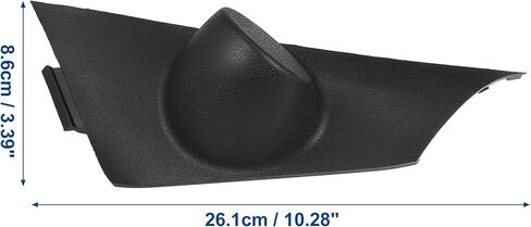 ACROPIX Auto Door Tweeter Speaker Panel Cover Trim Fit for for Honda Civic 2006 2007 2008 2009 2010 2011 2012 2013 - Pack of 2 Black in Saudi Arabia