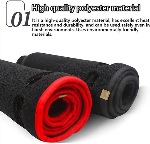 حصيرة غطاء لوحة القيادة ملحقات داخلية مخصصة أغطية لوحة القيادة تقلل الوهج وتزيل التشقق لسيارة Kona EV/Kona(2018 2019 2020 2021) in Kuwait