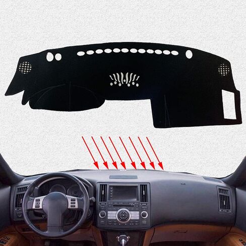 Dashboard Cover Mat Custom Interior Accessories Dash Covers Reduces Glare Eliminates Cracking for Toyota RAV4(2019 2020 2021 2022) RAV4 Prime 2021 2022 in Saudi Arabia