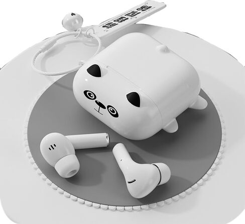 True Wireless Green Cute Earbuds Bluetooth Kawaii Headphones for Girls Small Mini Tiny Ear Buds for Kids Noise Cancelling Earbuds TWS Earphones Kids Wireless Earbuds for iPhone Android in Kuwait