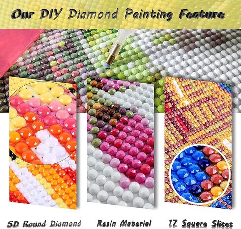 Diamond Painting Kits for Adults, Succulents Potted Plants 5D Diamond Art Painting by Numbers Kits, Full Round Drill Diamond Paintings, DIY Diamond Art Kits for for Home Wall Decor,12x12 inch in Saudi Arabia