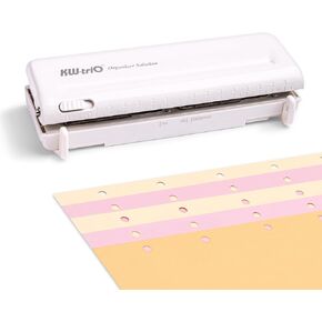 Adjustable 6 Hole Punch, Kaluofan 6 Hole and 9 Hole Punch with Positioning Mark, Happy Planner Hole Punch, 8 Sheet Capacity, for A4 / A5 / A6 / A7 / B5 / Mini/Personal/Deskfax in Kuwait