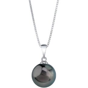 The Pearl Source Genuine Tahitian South Sea Cultured Pearl Sydney Pendant Necklace for Women