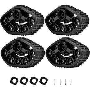 4Pcs RC Truck Track Wheel,RC Military Truck Track Wheels for WPL 1/16 RC Military Truck