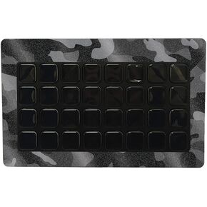 MightySkins Glossy Glitter Skin Compatible with Elgato Stream Deck XL - Black Camo | Protective, Durable High-Gloss Glitter Finish | Easy to Apply, Remove, and Change Styles | Made in The USA