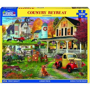 White Mountain Country Retreat - 1000 Piece Jigsaw Puzzle